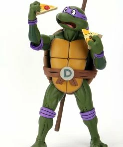 NECA Teenage Mutant Ninja Turtles Cartoon Donatello 1/4 Scale Action Figure