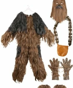 Halloweencostumes.com Authentic Replica Chewbacca Men's Costume Cosplay, Halloween Costumes