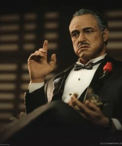 Hot Pop Stars And Celebrity's Vito Andolini Corleone (1972) Statue By Damtoys The Godfather