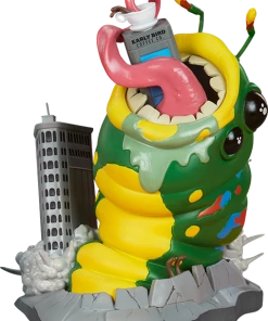 Wrath Of Wormzilla! Designer Collectible Toy By Unruly Industries⢠By Mike "Poopbird" Groves